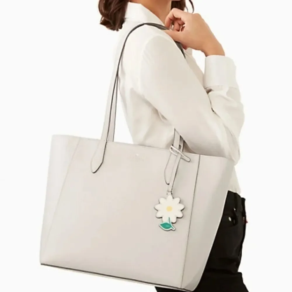 Kate Spade Platinum Dana Tote Wallet Bundle Bag Shoulder Purse